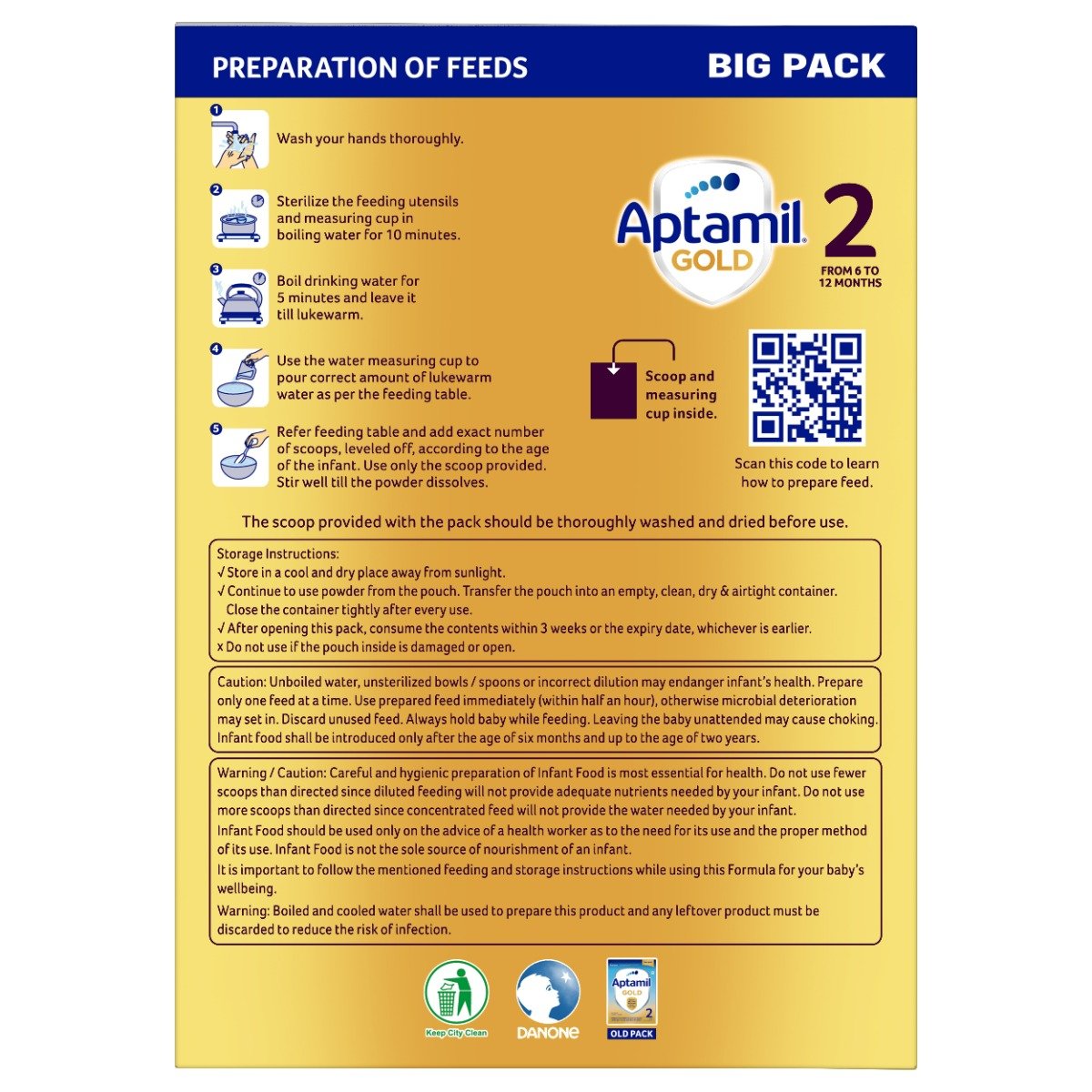 Aptamil Gold Follow-Up Formula Stage 2 Powder, 1.2 kg, Pack of 1 Aptamil Gold Follow-Up Formula Stage 2 Powder, 1.2 kg, Pack of 1