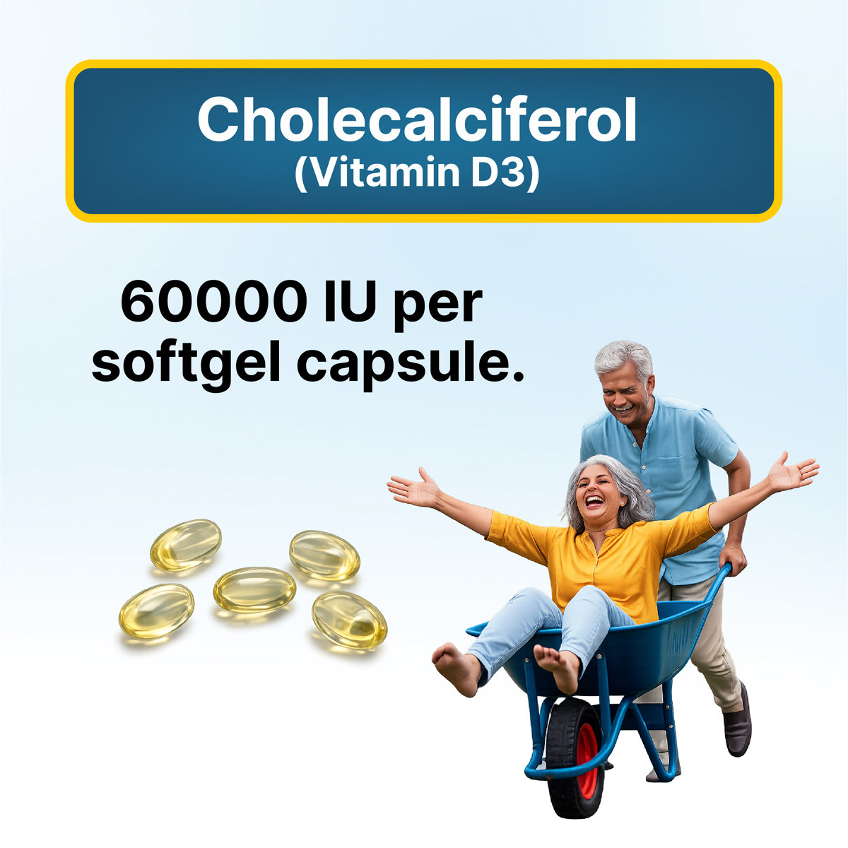 Apollo Pharmacy Vitamin D3 60000 IU, 4 Capsules Apollo Pharmacy Vitamin D3 60000 IU, 4 Capsules