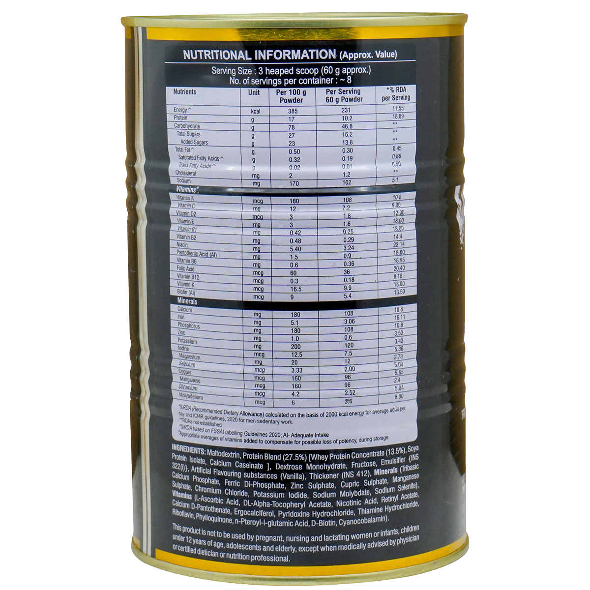 Apollo Life Weight Gainer Vanilla Flavour Powder, 500 gm, Pack of 1 Apollo Life Weight Gainer Vanilla Flavour Powder, 500 gm, Pack of 1