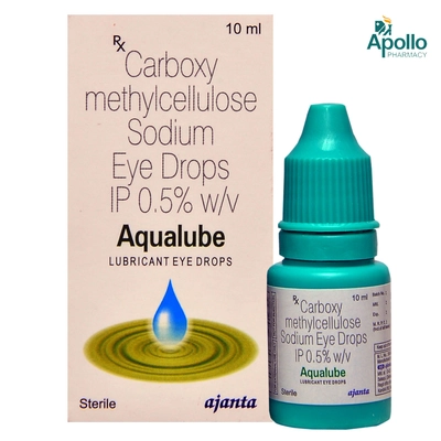 Aqualube Eye Drops 10 ml, Pack of 1 OPTHALMIC DROPS