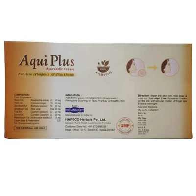 Hapdco Aqui Plus Cream, 25 gm, Pack of 1