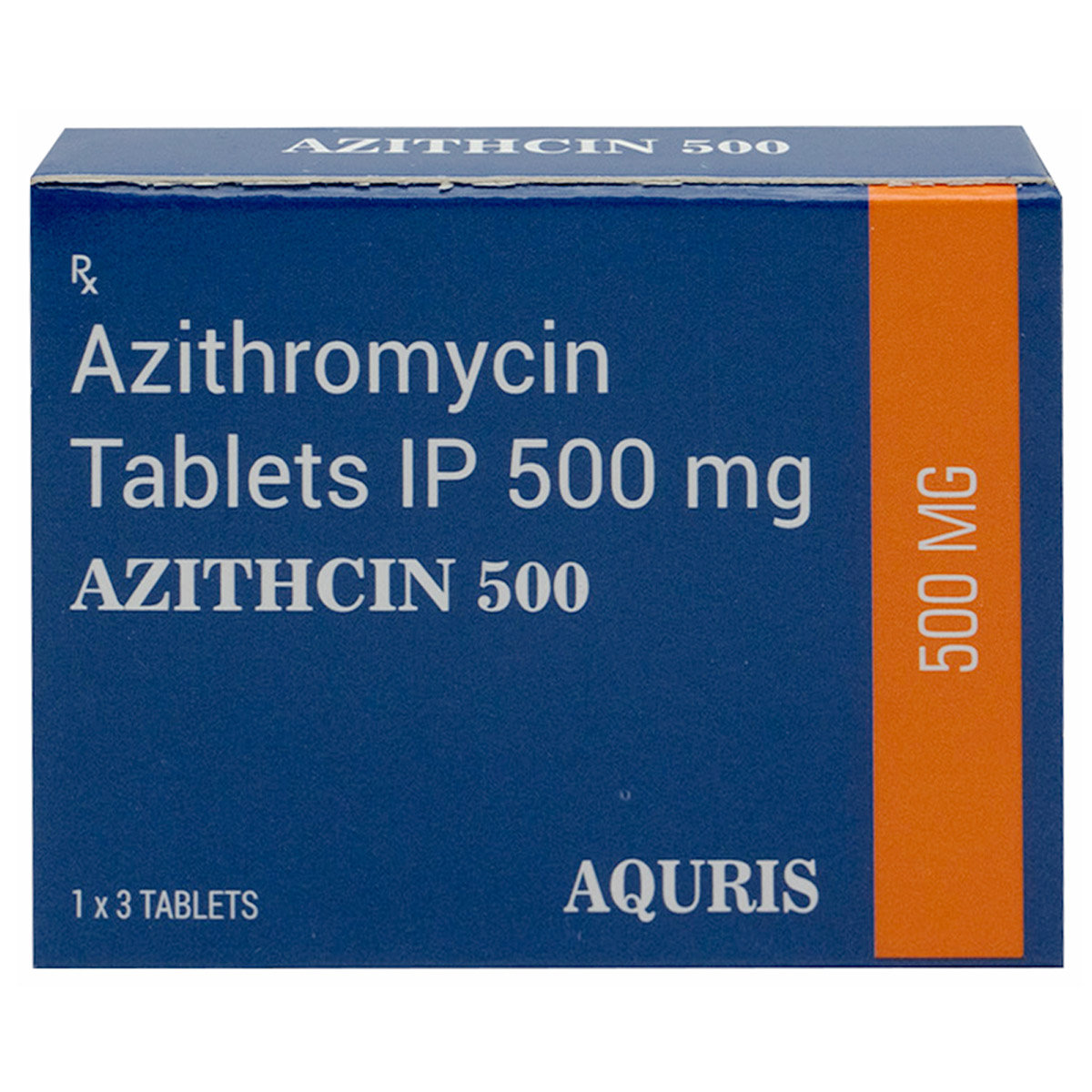 Aquris Azithcin 500 Tablet 3's, Pack of 3 TabletS Aquris Azithcin 500 Tablet 3's, Pack of 3 TabletS