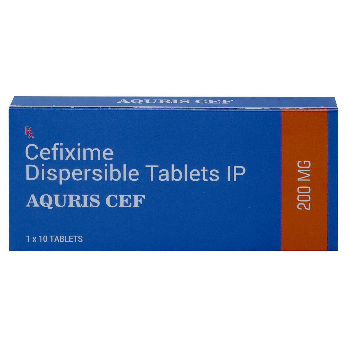 Aquris Cef 200 mg Tablet 10's, Pack of 10 TABLETS Aquris Cef 200 mg Tablet 10's, Pack of 10 TABLETS