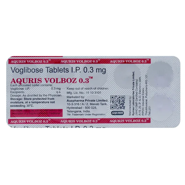 Aquris Volboz 0.3 Tablet 10's