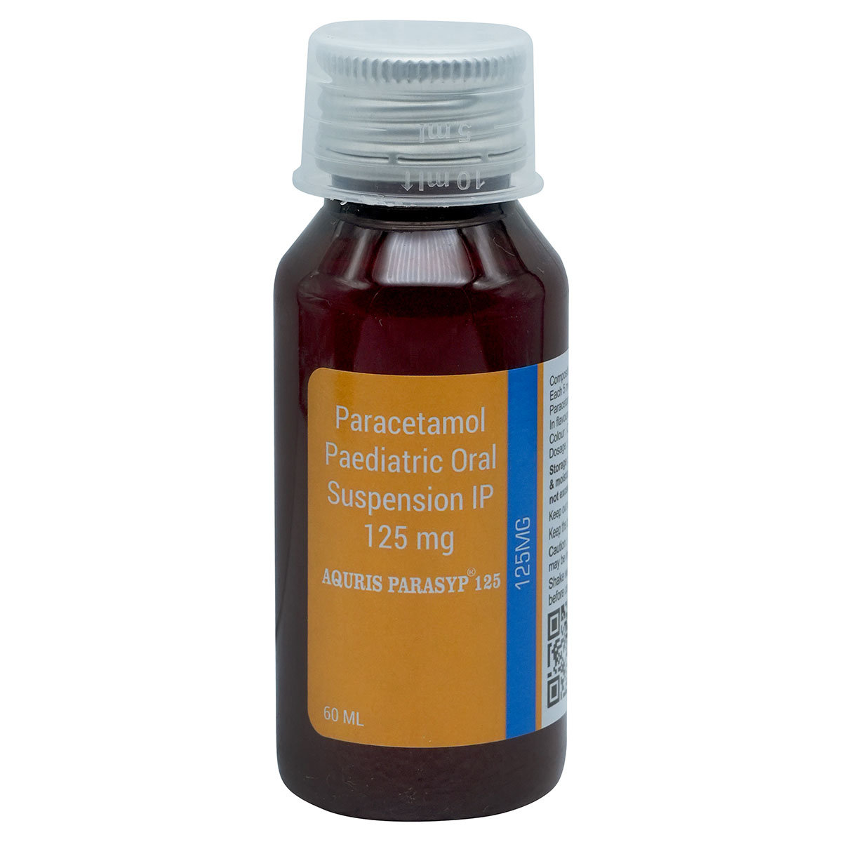 Aquris Parasyp 125 Paediatric Oral Suspension 60 ml, Pack of 1 Aquris Parasyp 125 Paediatric Oral Suspension 60 ml, Pack of 1