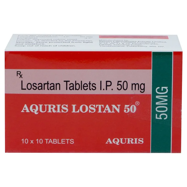 Aquris Lostan 50 Tablet 10's, Pack of 10
