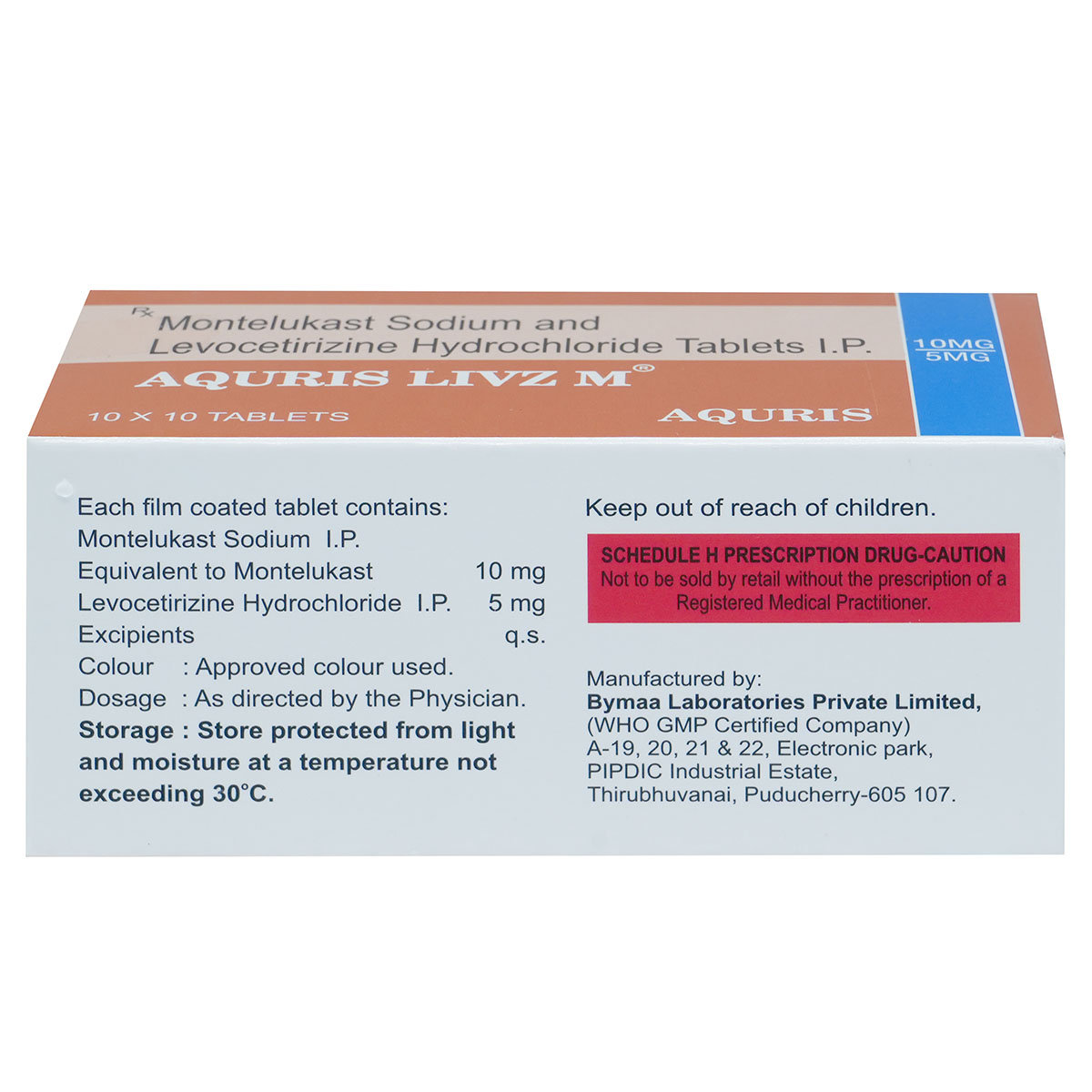 Aquris Livz M Tablet 10's, Pack of 10 Aquris Livz M Tablet 10's, Pack of 10