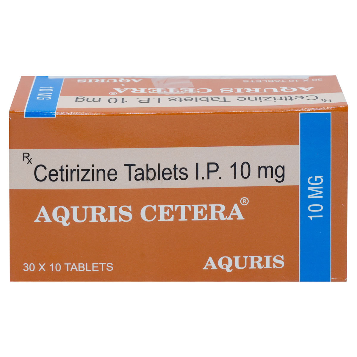 Aquris Cetera 10 mg Tablet 10's, Pack of 10 Aquris Cetera 10 mg Tablet 10's, Pack of 10