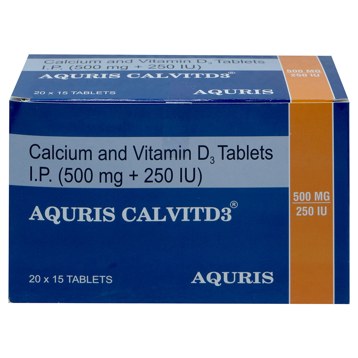 Aquris Calvitd3 Tablet 15's, Pack of 15 Aquris Calvitd3 Tablet 15's, Pack of 15