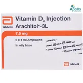 Arachitol 3L Injection 6 x 1 ml , Pack of 6 INJECTIONS