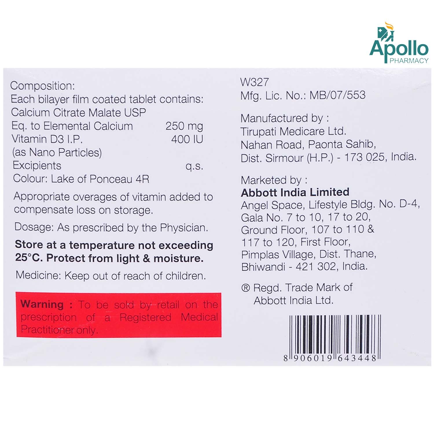 New Arachitol O Tablet 10's, Pack of 10 TABLETS New Arachitol O Tablet 10's, Pack of 10 TABLETS