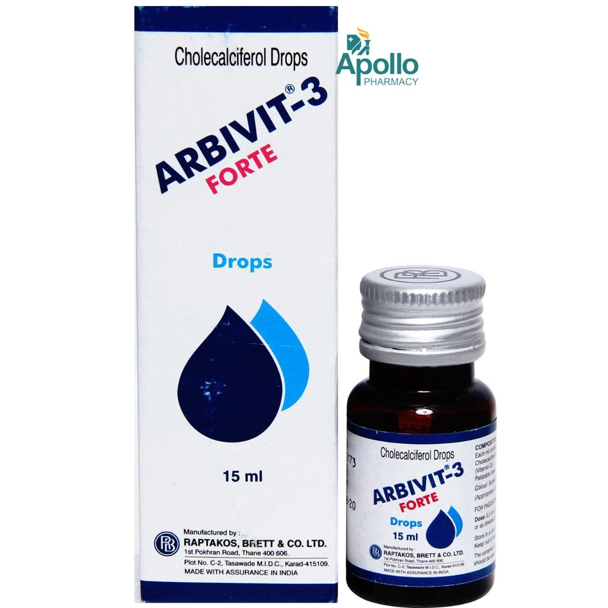 Arbivit 3 Forte Oral Drops 15 ml, Pack of 1 Arbivit 3 Forte Oral Drops 15 ml, Pack of 1