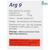 Arg 9 Sachets 5 gm, Pack of 1 GRANULES