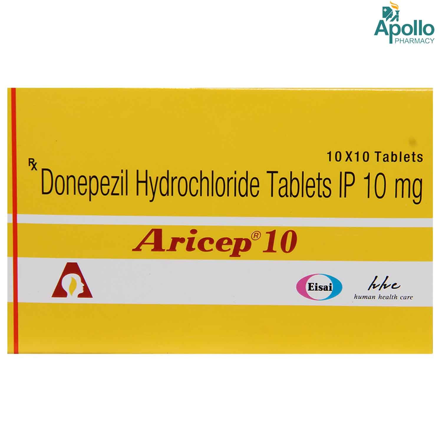 Buy Aricep 10 Tablet 10's Online