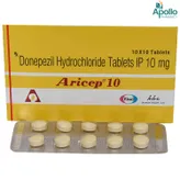 Aricep 10 Tablet 10's, Pack of 10 TABLETS