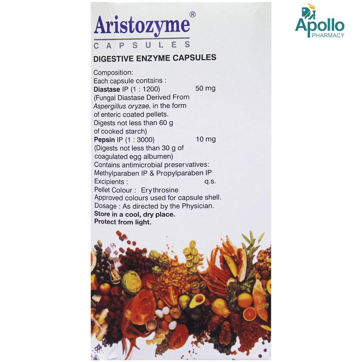 Aristozyme Capsule 15's, Pack of 15 Aristozyme Capsule 15's, Pack of 15