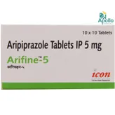 Arifine-5 Tablet 10's, Pack of 10 TABLETS