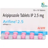 Arifine-2.5 Tablet 10's, Pack of 10 TABLETS