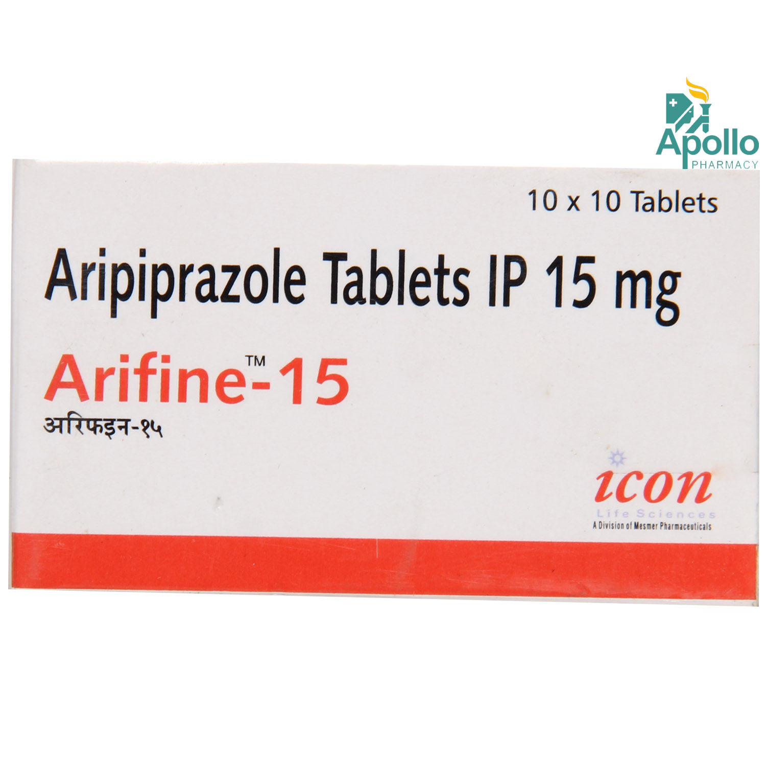 Arifine-15 Tablet 10's, Pack of 10 TABLETS