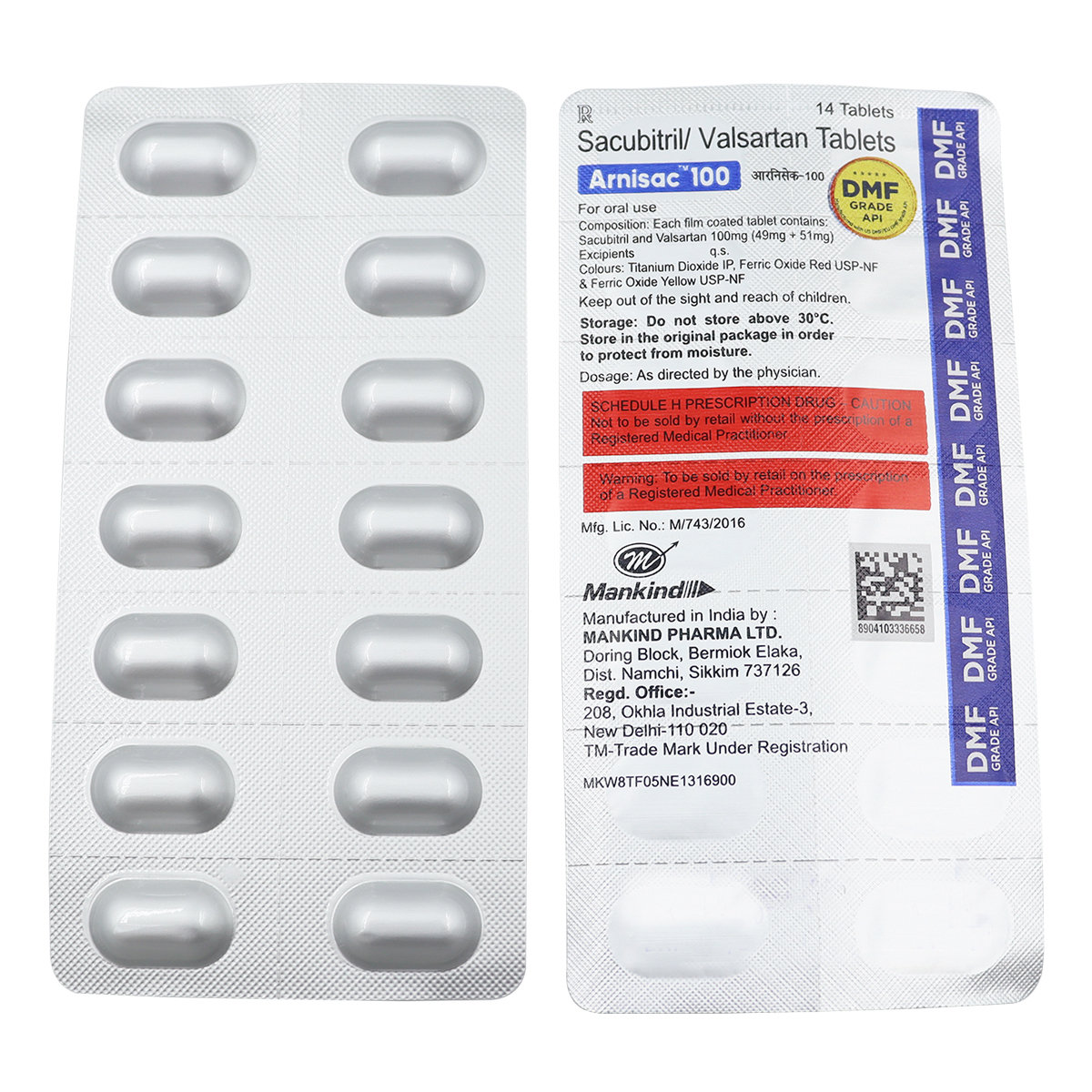Arnisac 100 Tablet 14's, Pack of 14 Arnisac 100 Tablet 14's, Pack of 14