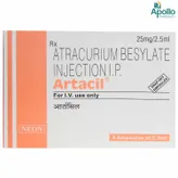 Artacil Injection Atracurium 2.5 ml, Pack of 1 INJECTION