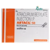 Artacil 50 mg Injection 5 ml, Pack of 1 INJECTION