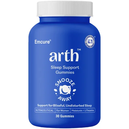 Arth Sleep Support Gummies | Melatonin Gummies with L-Theanine | 30 Gummies