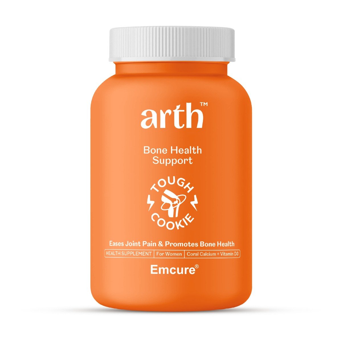 Arth Bone Health Support | Coral Calcium + Vit D3 | 60 Veg Tablets, Pack of 1 Arth Bone Health Support | Coral Calcium + Vit D3 | 60 Veg Tablets, Pack of 1
