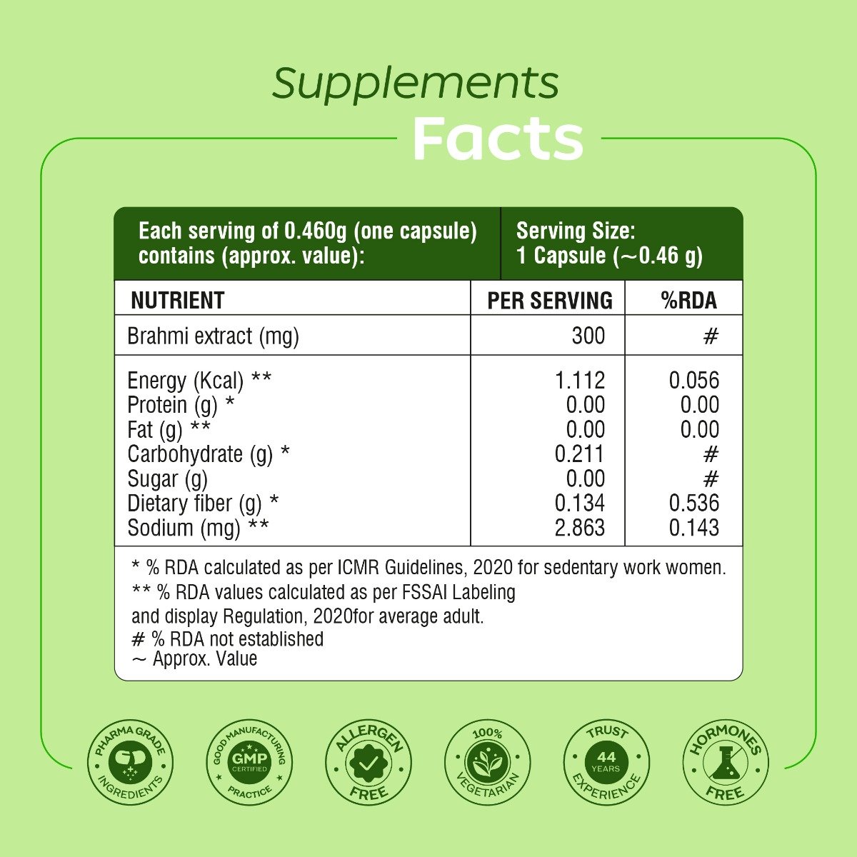 Arth Brain Fog Support with Brahmi | Helps Improve Focus & Mental Clarity | 30 Veg Capsules, Pack of 1 Arth Brain Fog Support with Brahmi | Helps Improve Focus & Mental Clarity | 30 Veg Capsules, Pack of 1