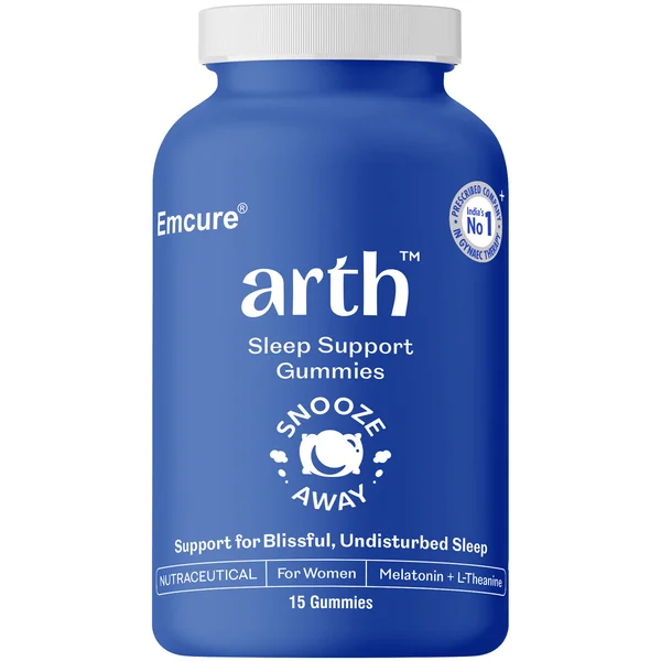 Arth Sleep Support Gummies | Melatonin Gummies with L-Theanine | 15 Gummies