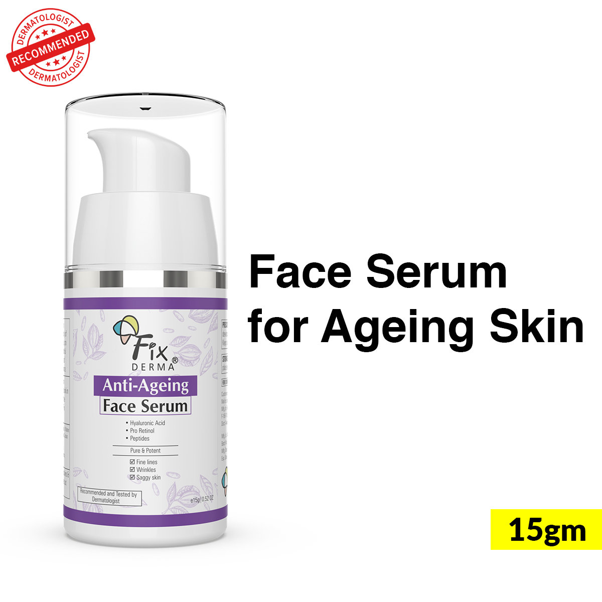 Fixderma Anti-Ageing Face Serum 15 gm, Pack of 1 Fixderma Anti-Ageing Face Serum 15 gm, Pack of 1