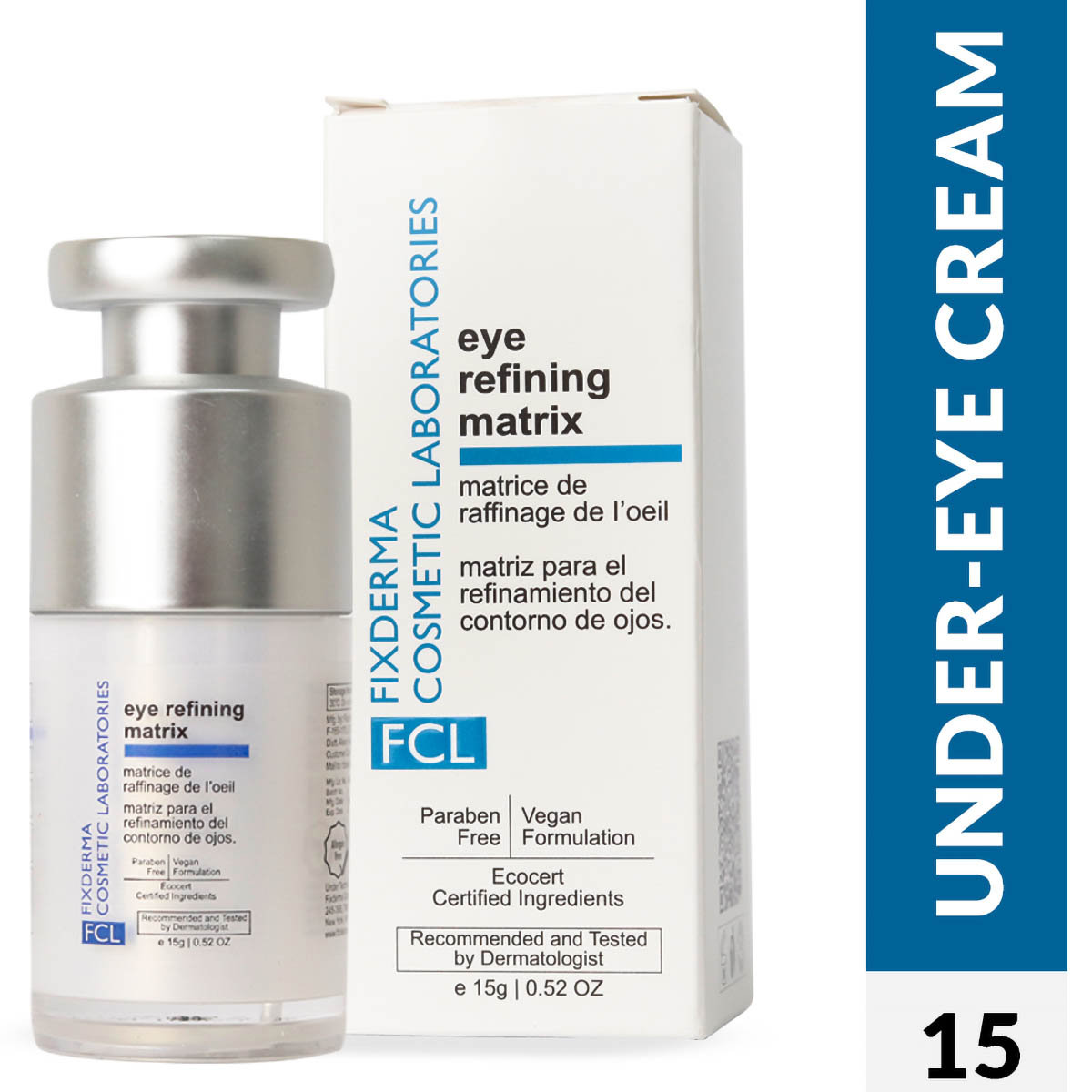 Fixderma Cosmetic Laboratories (FCL) Eye Refining Matrix Cream, 15 gm, Pack of 1 Fixderma Cosmetic Laboratories (FCL) Eye Refining Matrix Cream, 15 gm, Pack of 1
