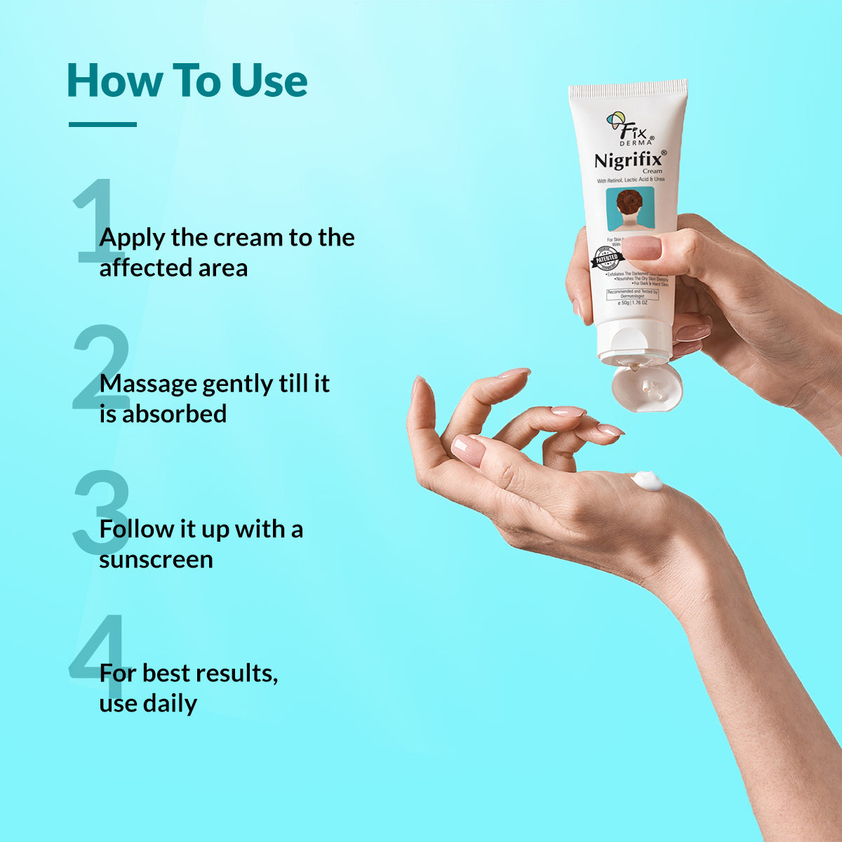 Fixderma Nigrifix Cream, 50 gm, Pack of 1 Fixderma Nigrifix Cream, 50 gm, Pack of 1