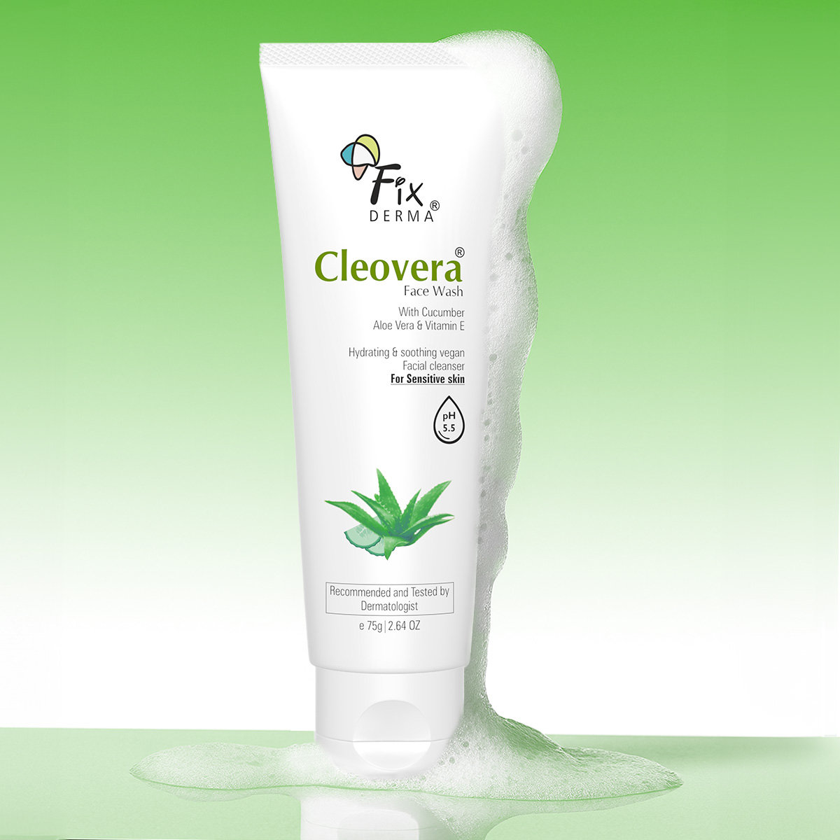 Fixderma Cleovera Face Wash, 75 gm, Pack of 1 Fixderma Cleovera Face Wash, 75 gm, Pack of 1