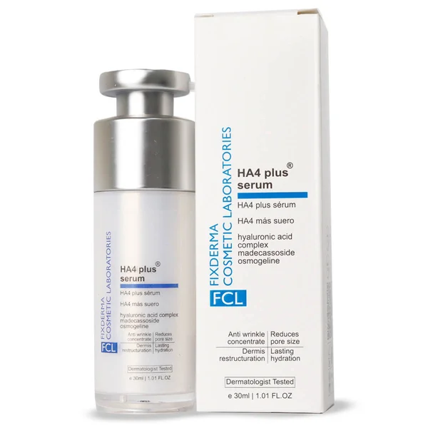 FCL 5% Hyaluronic Acid HA4 Plus Serum For Dry Skin, 30ml  - Reduces Fine Lines and Wrinkles