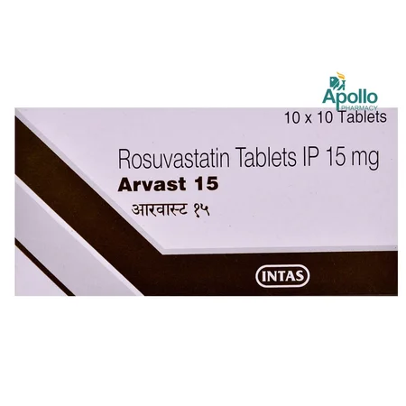Arvast 15 Tablet 10's