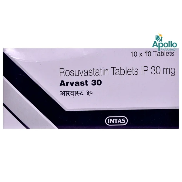 Arvast 30 Tablet 10's