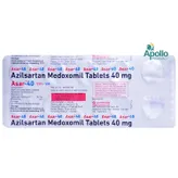 Asar 40 Tablet 10's, Pack of 10 TABLETS
