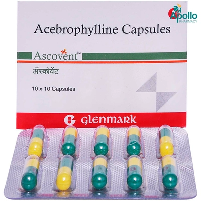 Ascovent 100 Capsule 10's, Pack of 10 CAPSULES