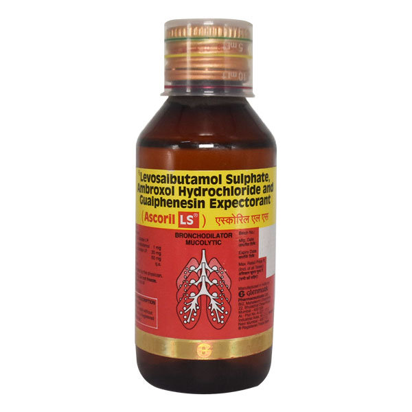 Ascoril LS Expectorant 100 ml, Pack of 1 Syrup Ascoril LS Expectorant 100 ml, Pack of 1 Syrup