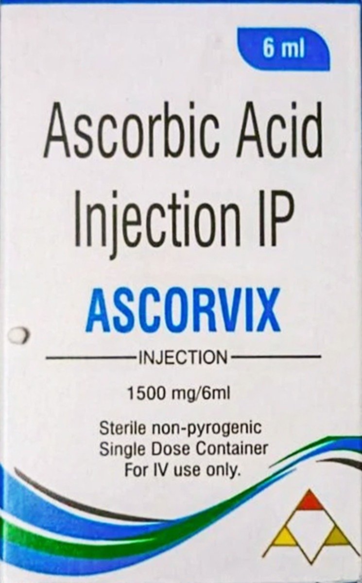 Ascorvix 1500 Injection 6 ml, Pack of 1 Ascorvix 1500 Injection 6 ml, Pack of 1