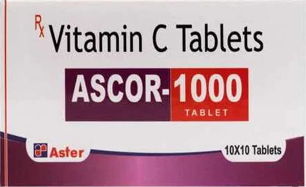 Ascor-1000 Tablet 10's, Pack of 10