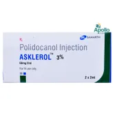 Asklerol 3% Injection 2 x 2 ml , Pack of 2 INJECTIONS