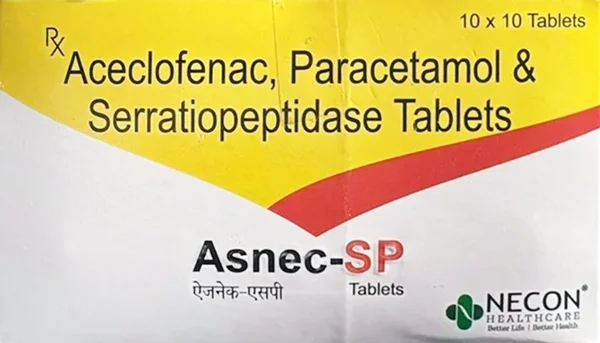 Asnec-SP Tablet 10's, Pack of 10