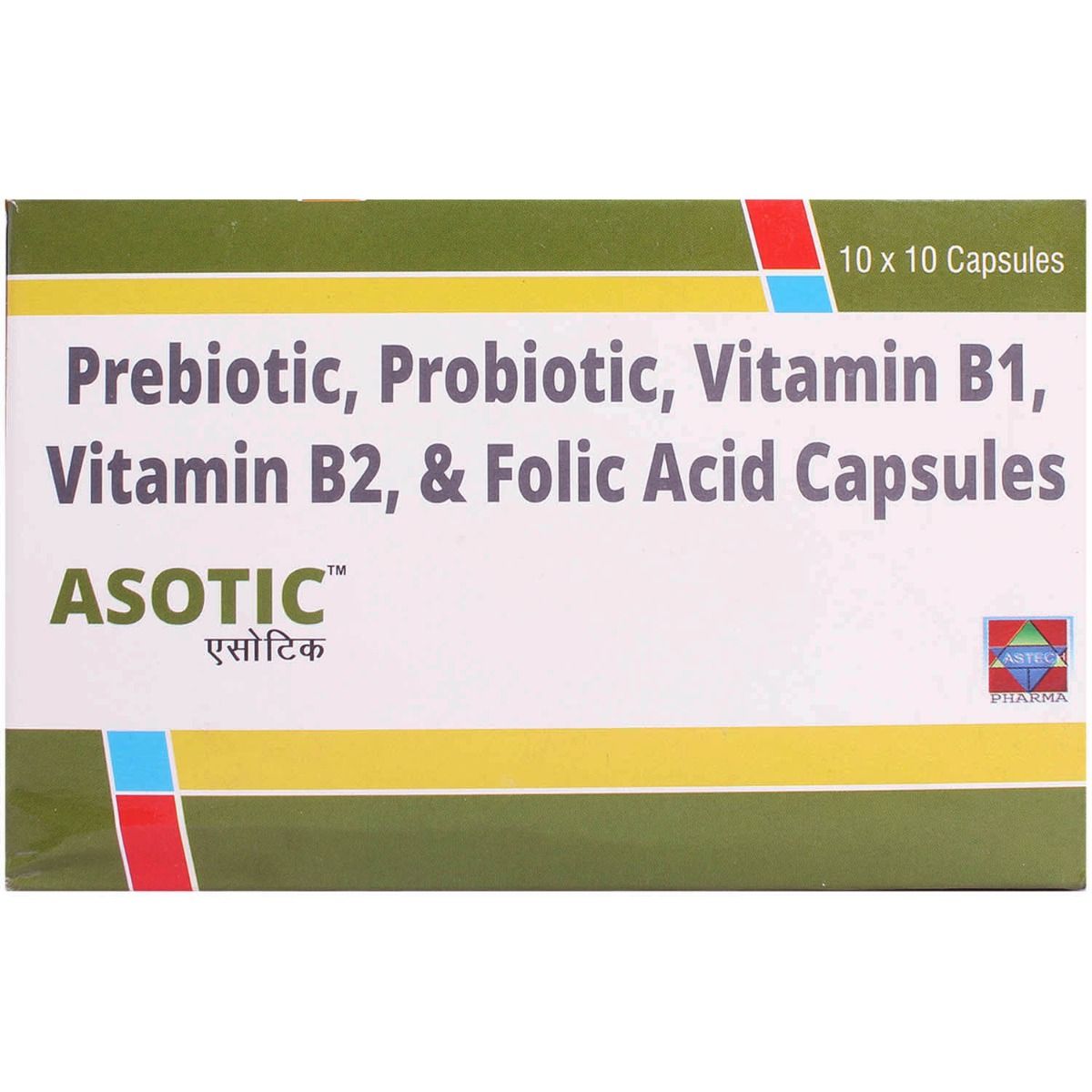 Asotic Capsule 10's, Pack of 10 S