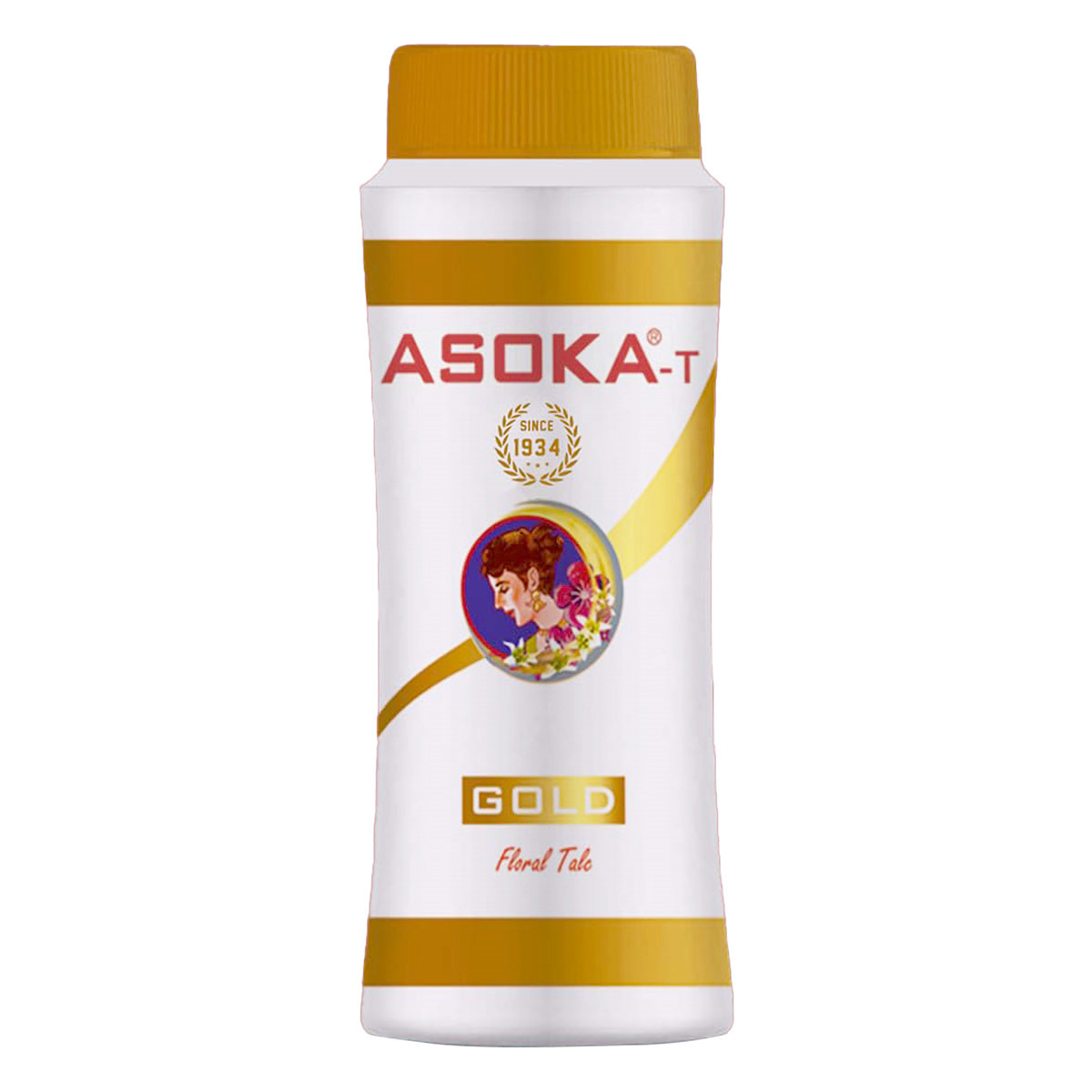 Asoka-T Gold Floral Talc Powder, 100 gm, Pack of 1 Asoka-T Gold Floral Talc Powder, 100 gm, Pack of 1