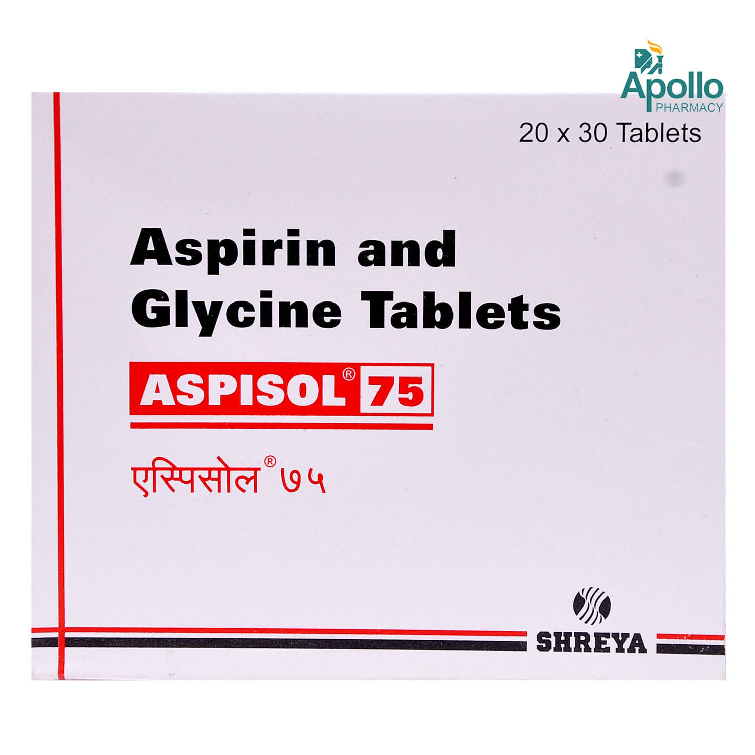 Buy Aspisol 75 Tablet 30's Online