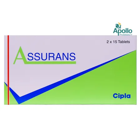 Assurans 20 Tablet 15's