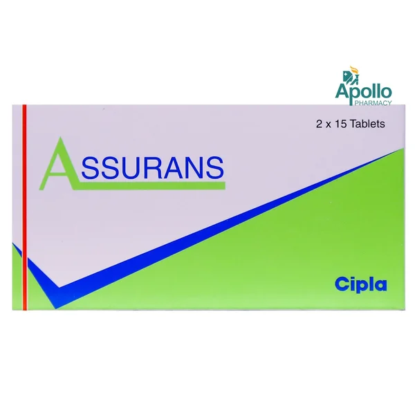 Assurans 20 Tablet 15's