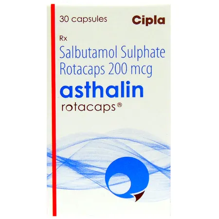 Asthalin 200 mcg Rotacaps 30's
